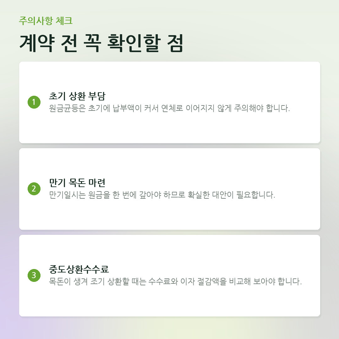 계약 전 꼭 확인할 점 요약 카드