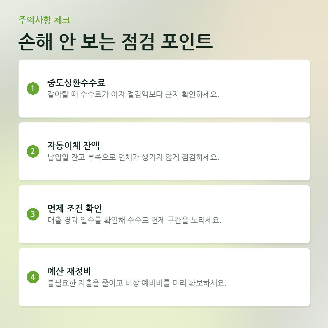 손해 안 보는 점검 포인트 요약 카드