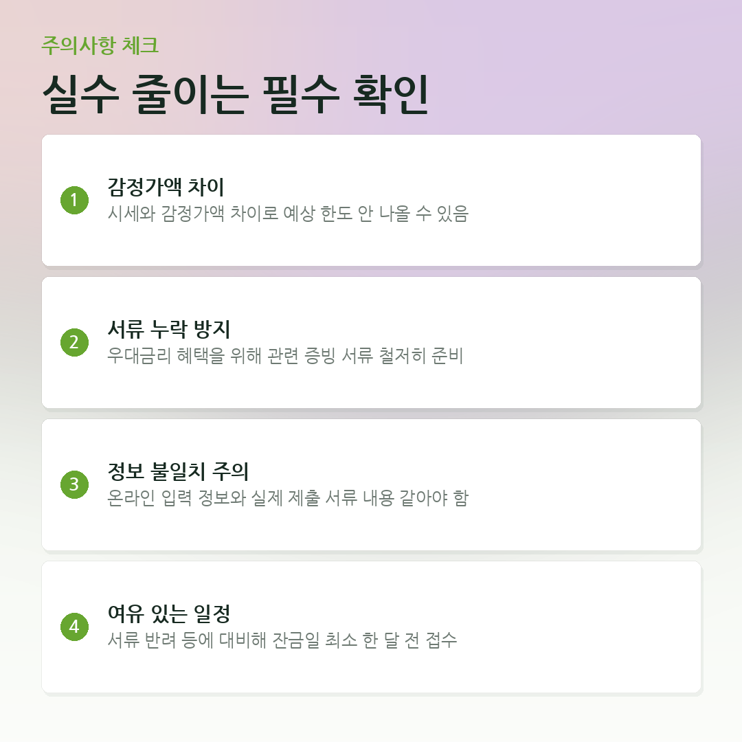 실수 줄이는 필수 확인 요약 카드